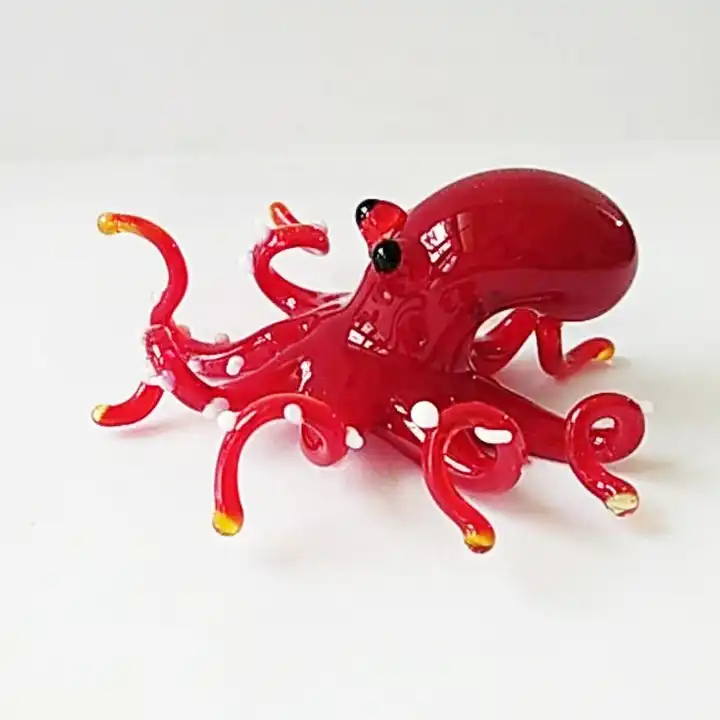 Souvenir gifts handmade octopus crafts murano glass figurines